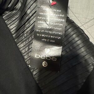 Woman’s black dress